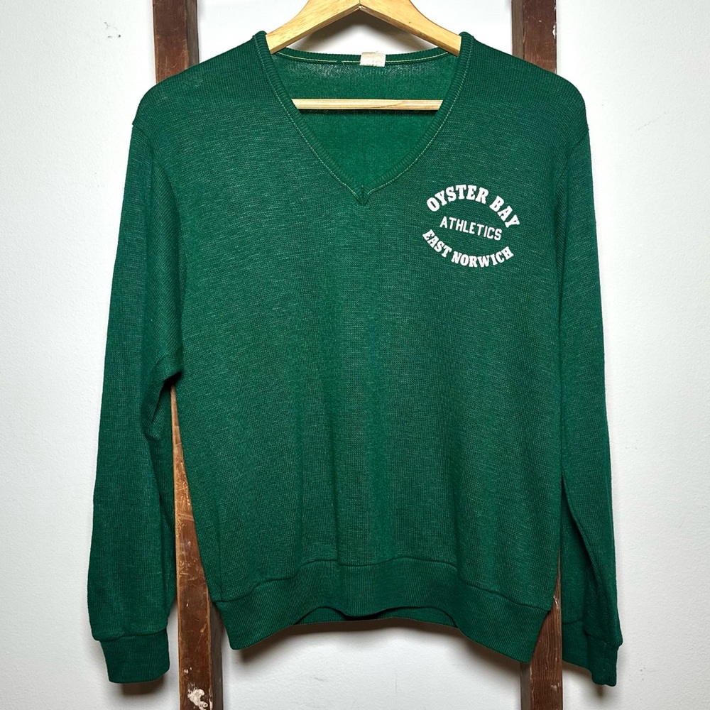 Vintage 1970’s Oyster Bay East Norwich Athletics Sweater